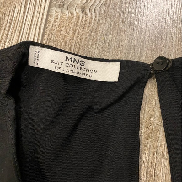 Mango Suit collection black mini dress (Size 8) - Picture 4 of 5